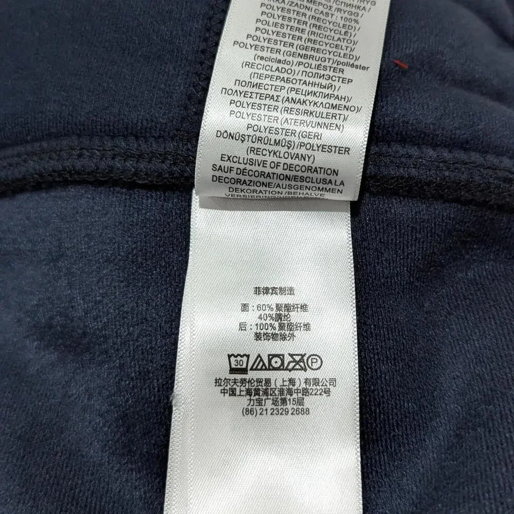 Polo Ralph Lauren Hi-Pile Fleece Jacket Men's Large Dark Blue Sherpa NWT - Picture 6 of 9